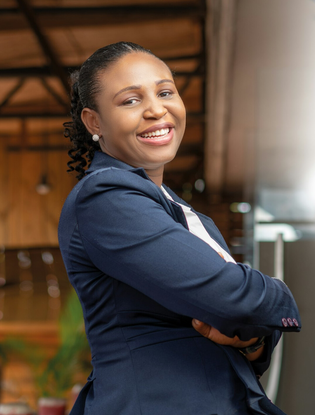 woman executive speaking